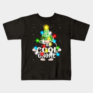 The Cool Gnome Christmas Matching Family Shirt Kids T-Shirt